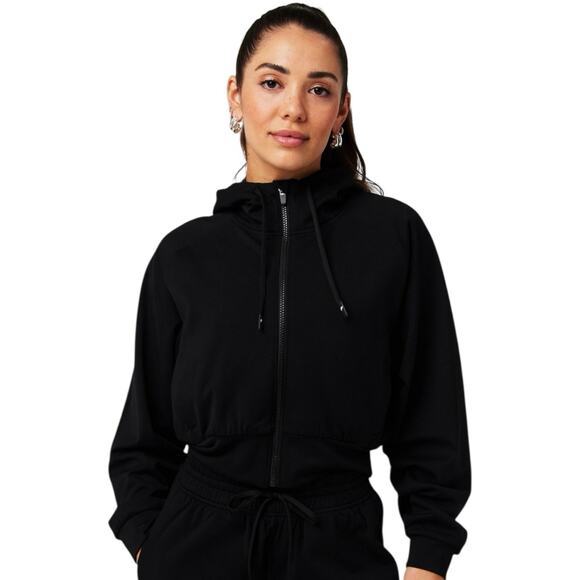 Fabletics Tops - Fabletics Cold Weather Full-Zip Cropped Hoodie | Jacket New